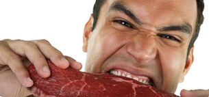 Eating meat for a man to increase potency